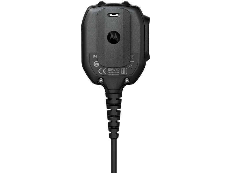 Motorola Solutions RM730 IMPRES™ Windporting Remote Speaker Microphone, Small (PMMN4131)